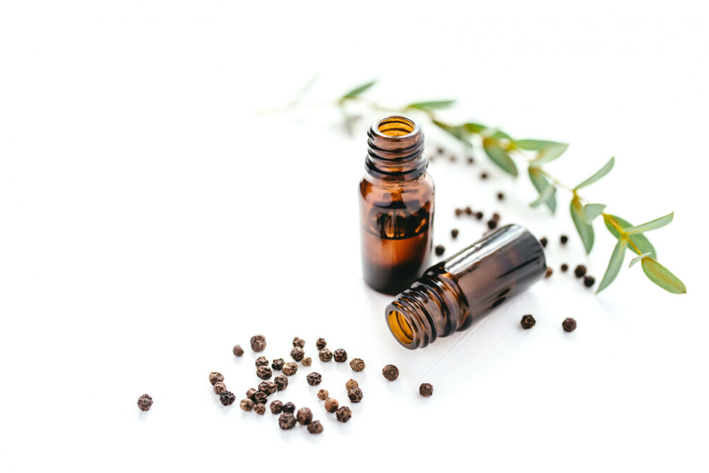 Amber Glass Oil Bottles