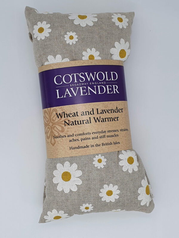 Daisy print - Lavender and Wheat bag