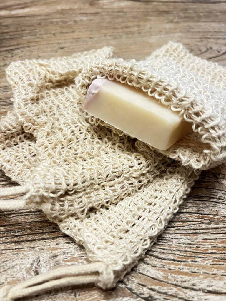 Hemp Exfoliating Soap Bag